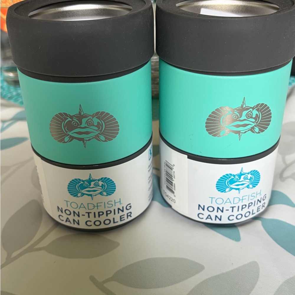 Toadfish Non-Tipping Can Cooler - Teal